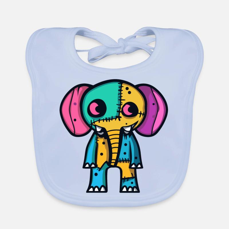Elefant Halloween Tier Baby Bio-Lätzchen