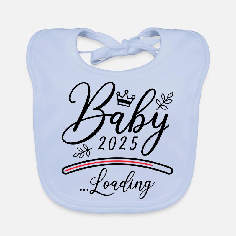 Baby 2025 Loading Saying Organic Baby Bibs