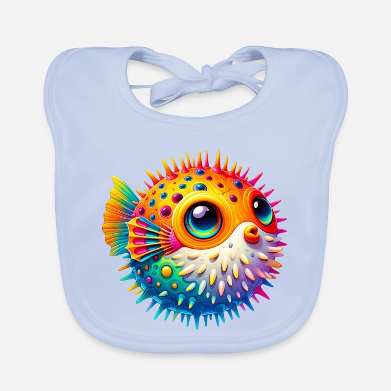 Kugelfisch Baby Bio-Lätzchen