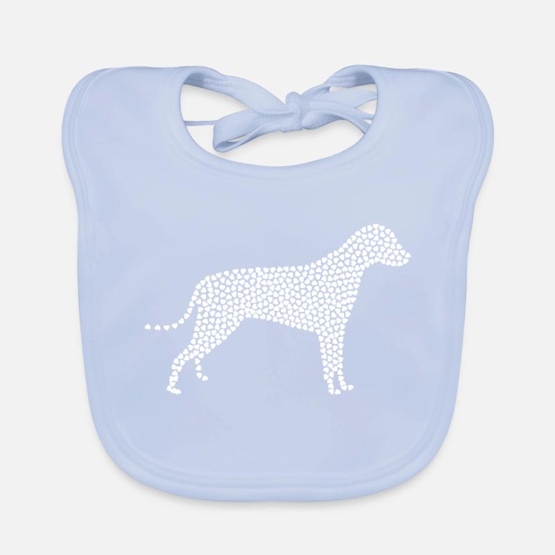 L’amour du chien Bavoir bio Bébé
