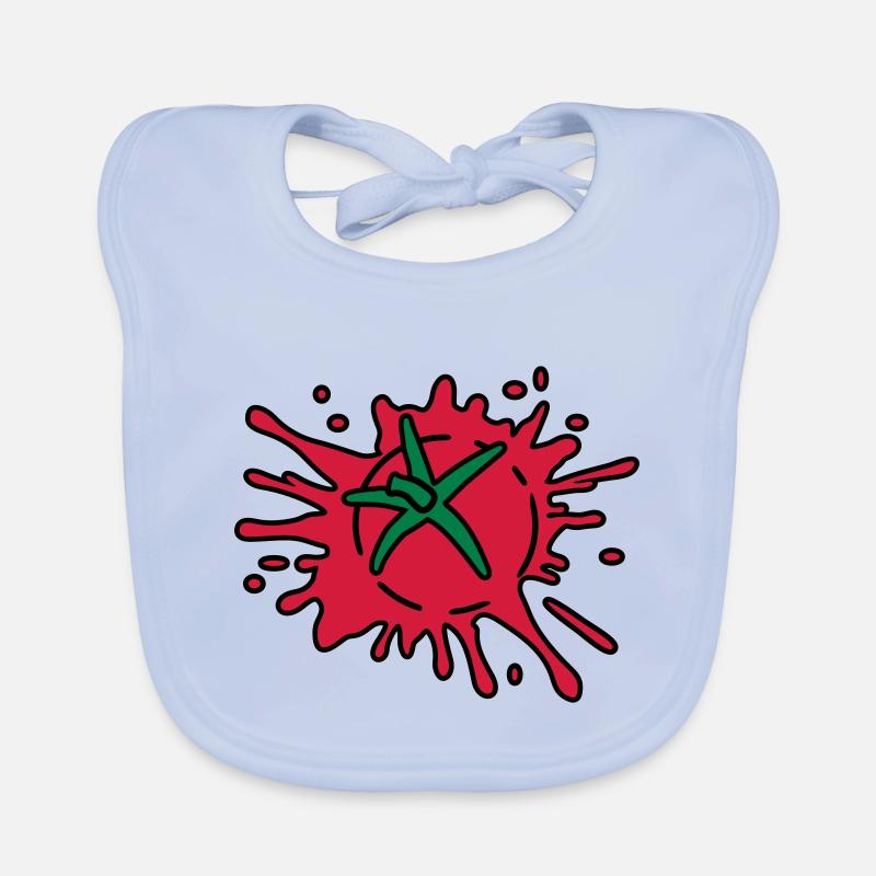 smashed tomato Baby Bio-Lätzchen