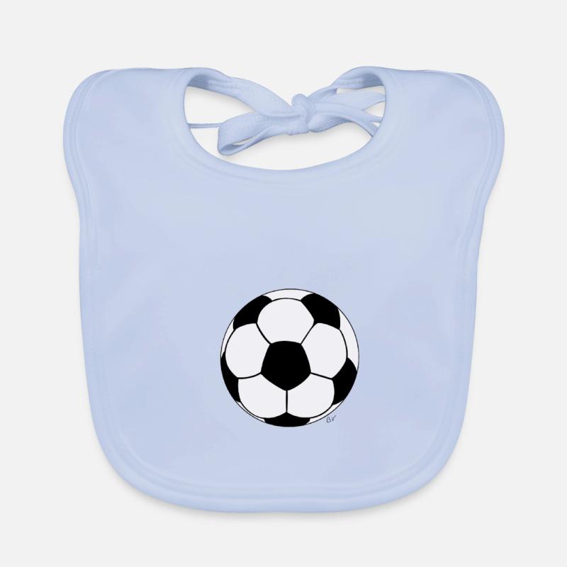 Fußball Baby Bio-Lätzchen