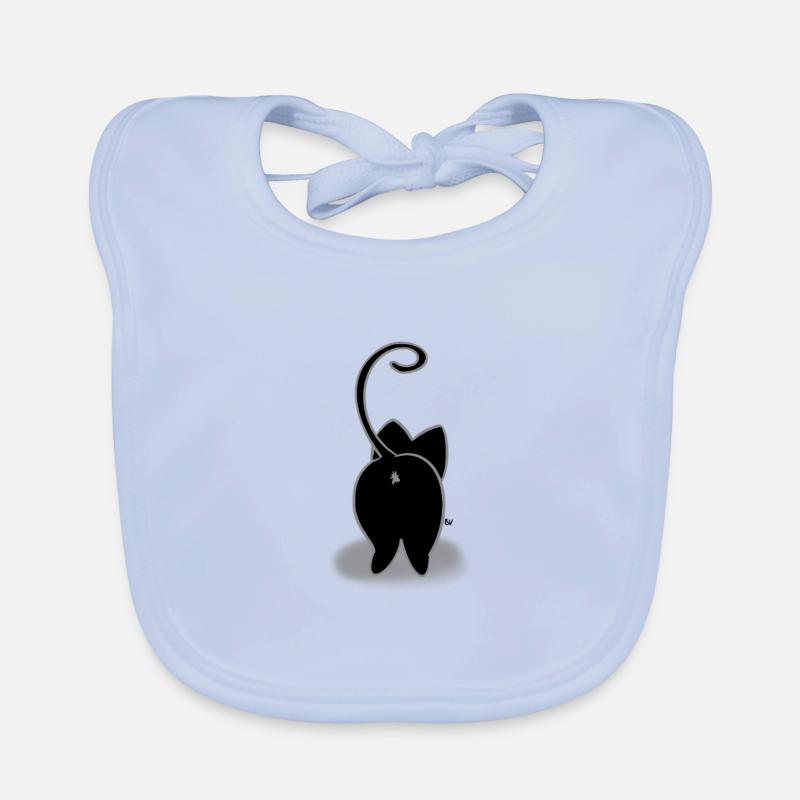 Back cat Organic Baby Bibs
