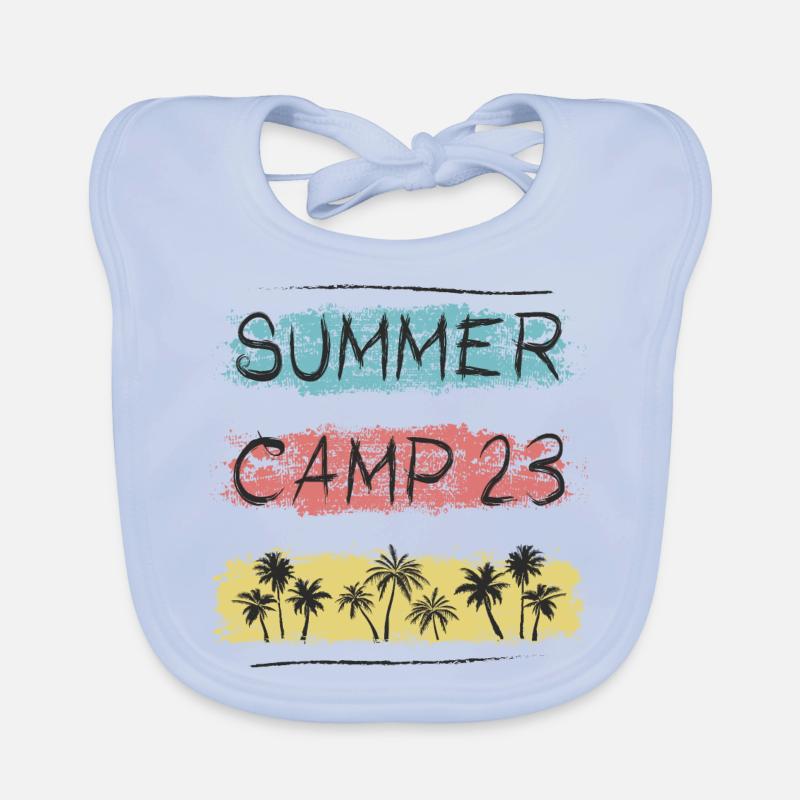 Summer Camp 2023 Organic Baby Bibs