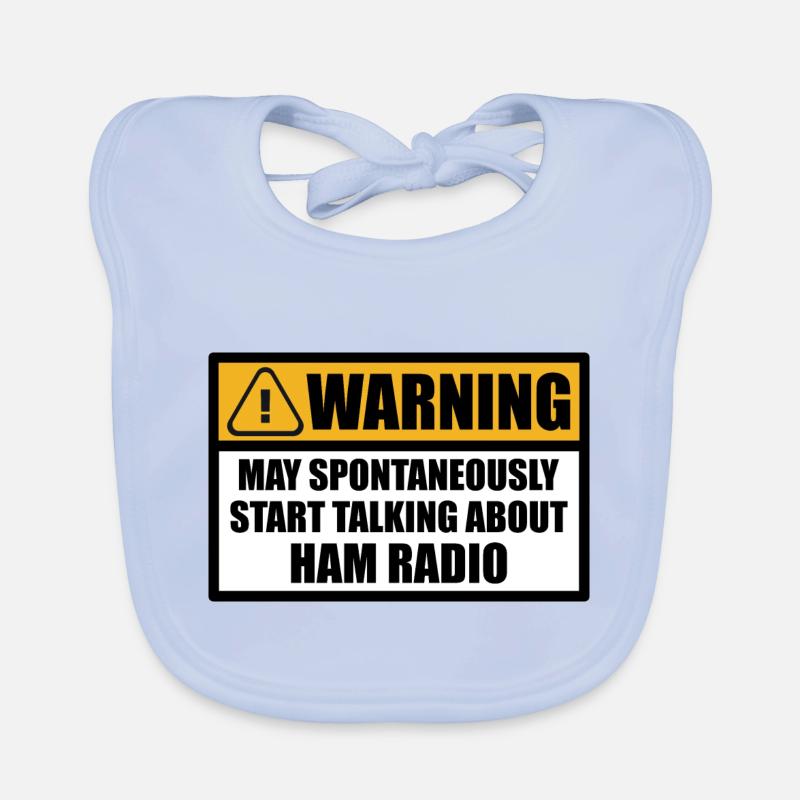 Ham Radio Operator Saying Sayings Funny Funny Organic Baby Bibs
