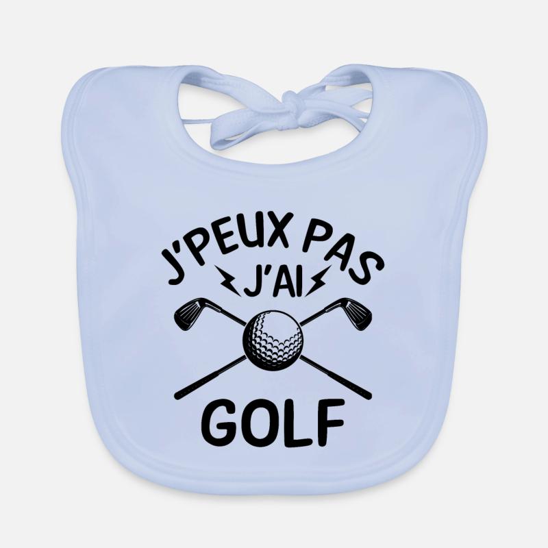 J'peux pas j'ai golf Bavoir bio Bébé