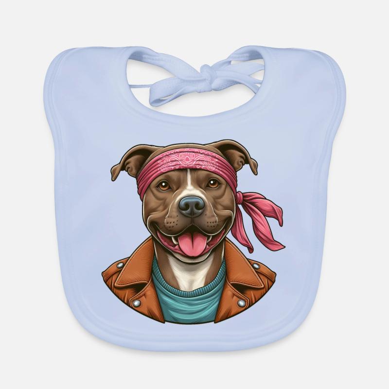 Pitbull Karate Master Organic Baby Bibs
