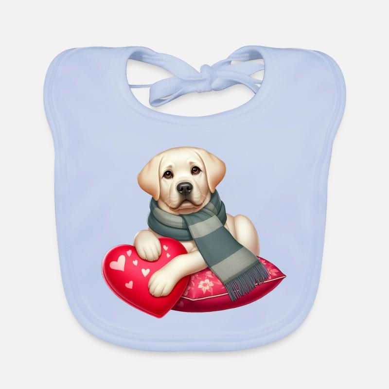 Labrador Retriever Le modèle Bavoir bio Bébé