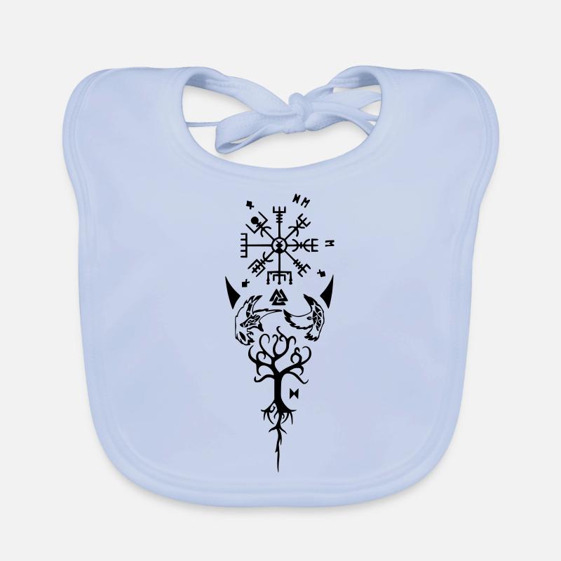 Wikinger Kompass Baby Bio-Lätzchen