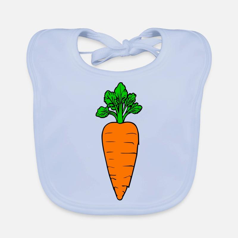 Comic-Möhre Baby Bio-Lätzchen