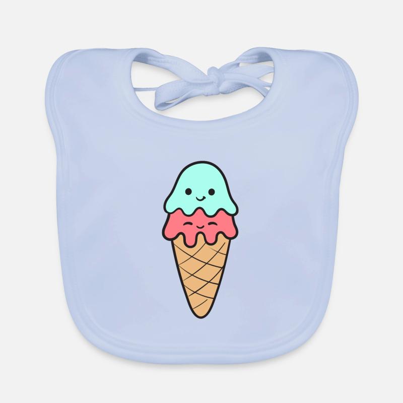 Eis Eiscreme Baby Bio-Lätzchen
