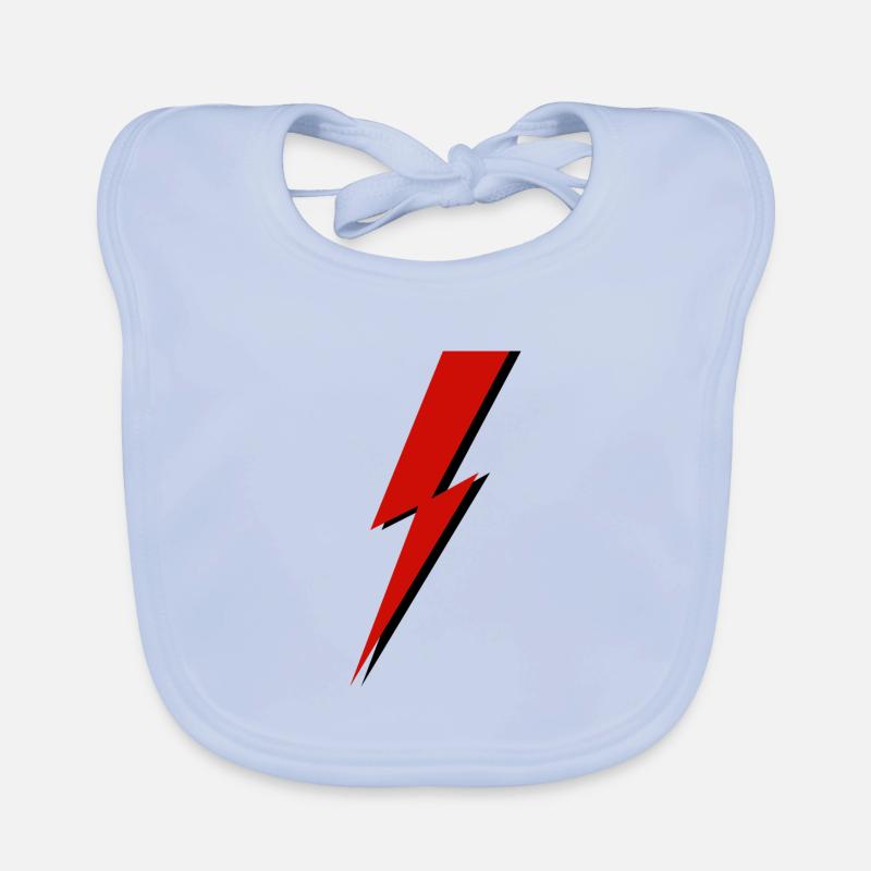 Blitz Donner Flash Gift Idea Birthday Organic Baby Bibs
