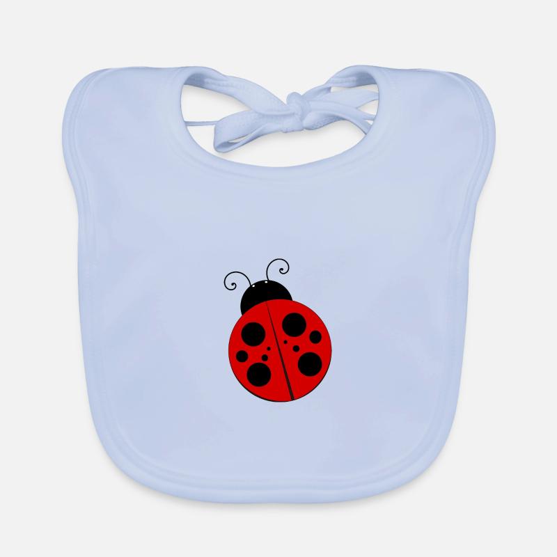 Ladybug Organic Baby Bibs