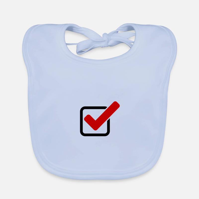 Cochez Tick Icon Bavoir bio Bébé