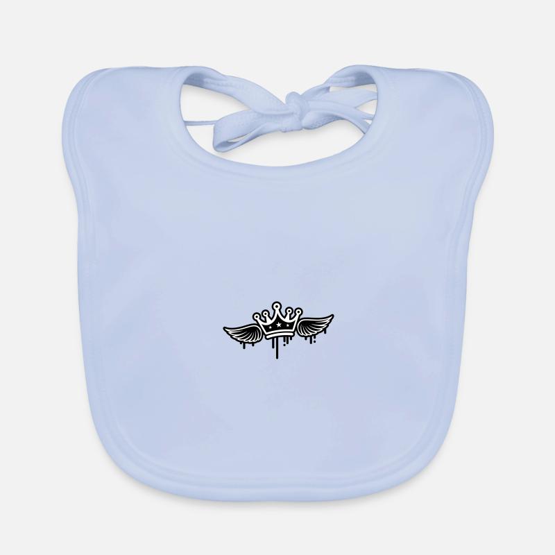 Ailes de la couronne Bavoir bio Bébé