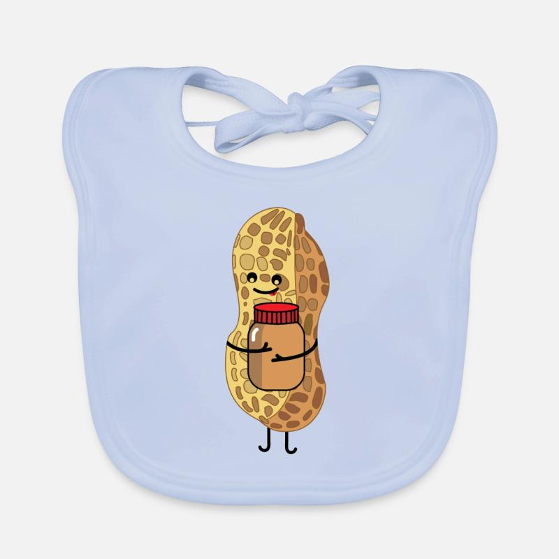 Arachide Douce (b) Bavoir bio Bébé