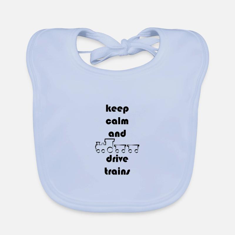 Train Railway Railway Trains Train drivers Organic Baby Bibs
