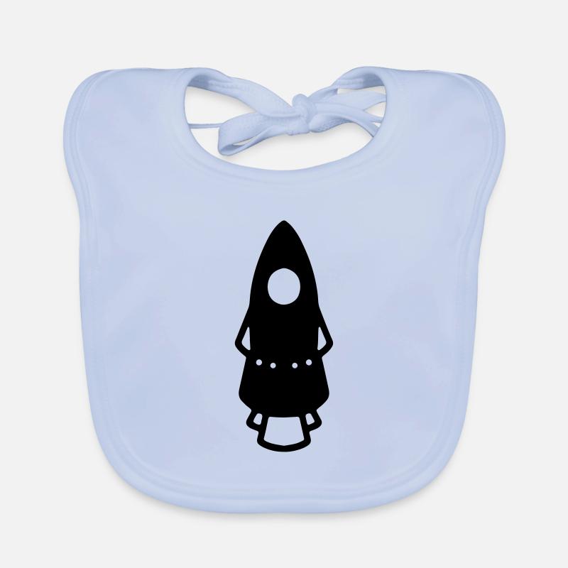 Fusée Rocket fusée Bavoir bio Bébé