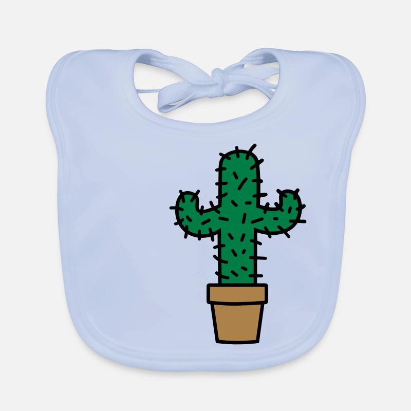 Cactus Kaktus Geschenkidee gift idea Baby Bio-Lätzchen