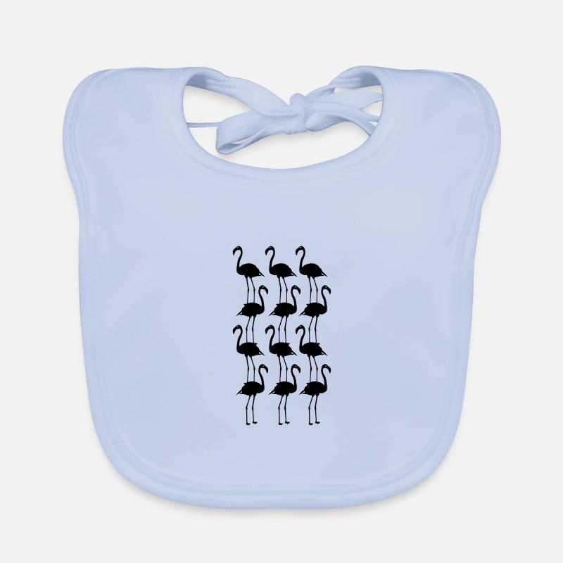 Flamingos Animals Symbolism Organic Baby Bibs