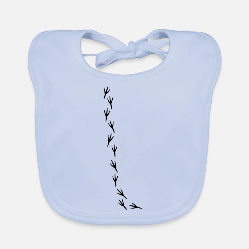 Spatz Vogel Spur Vögelchen Baby Bio-Lätzchen