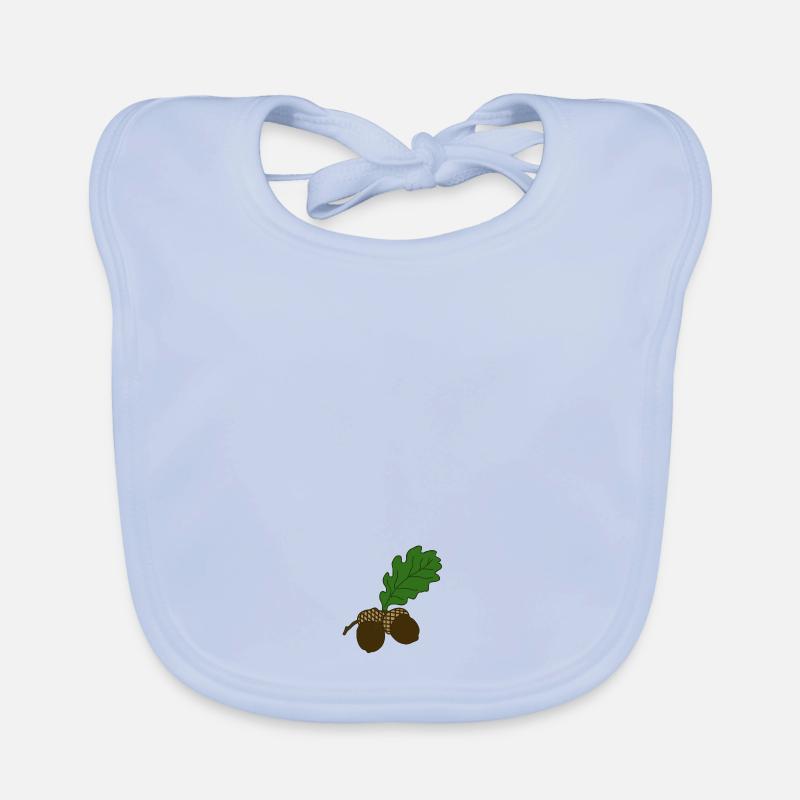 Couleur gland Bavoir bio Bébé