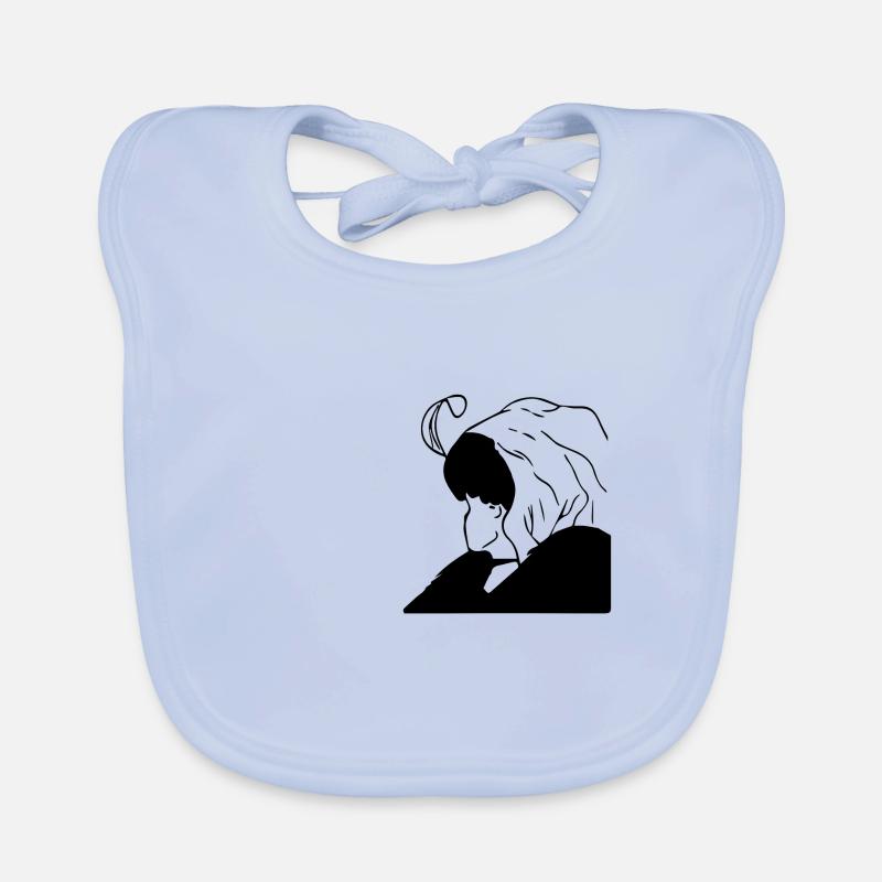 die alte oder junge frau Baby Bio-Lätzchen