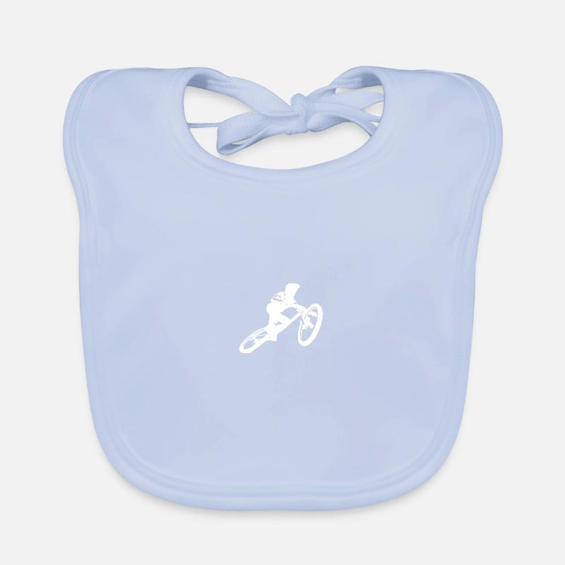 MTB Enduro Trail - Baby Bio-Lätzchen - sky Blue