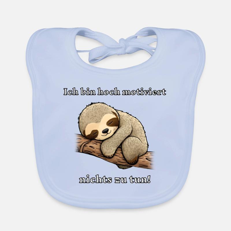 Idée cadeau de paresseux mignon Bavoir bio Bébé