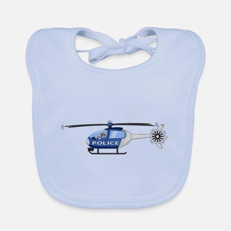 Pilota di elicottero della Bavaglino ecologico per neonato