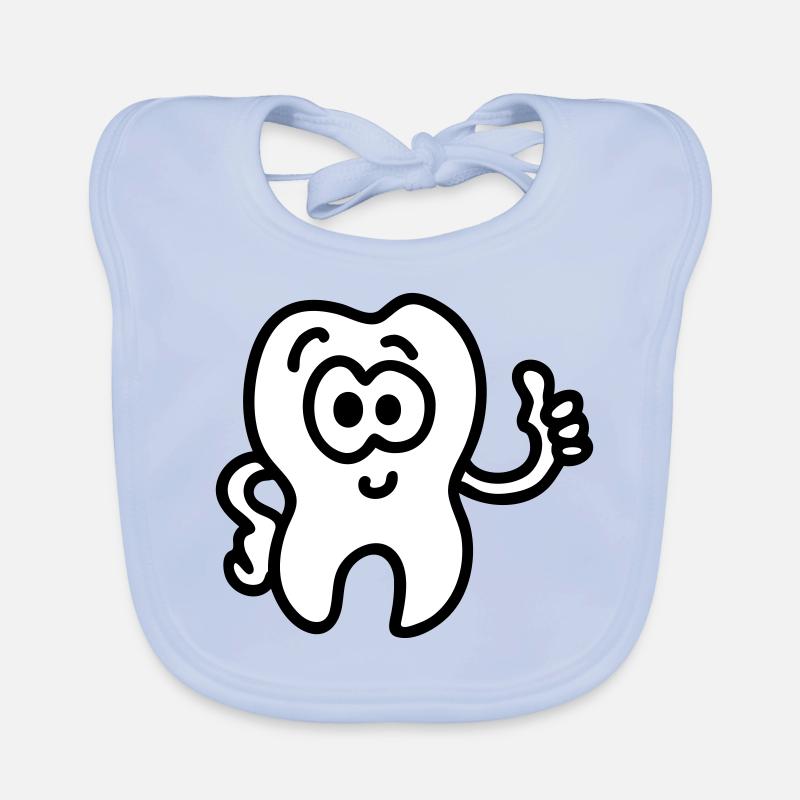 Tooth - thumbs up Organic Baby Bibs
