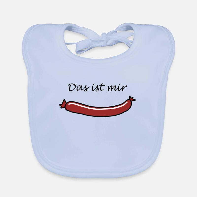 Das ist mir Wurst Baby Bio-Lätzchen