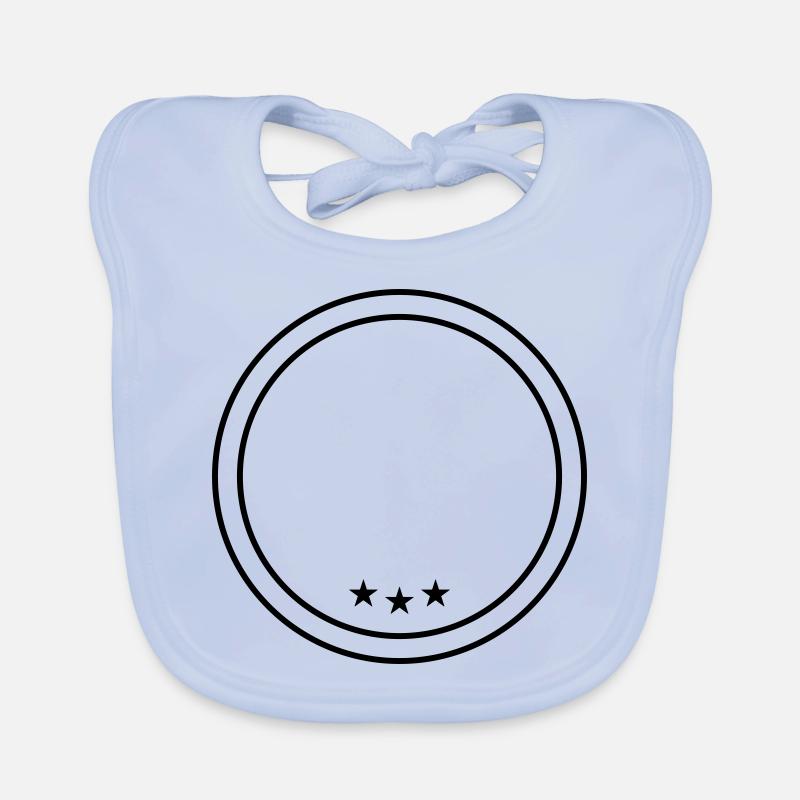 kreis emblem Baby Bio-Lätzchen