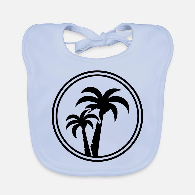 palm symbol Organic Baby Bibs