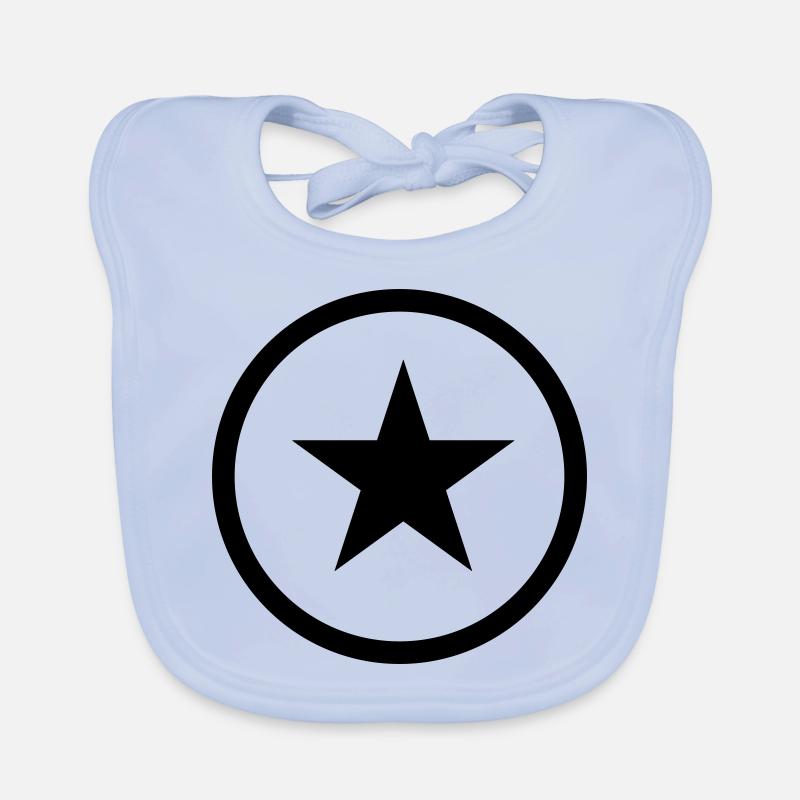 stern symbol Baby Bio-Lätzchen