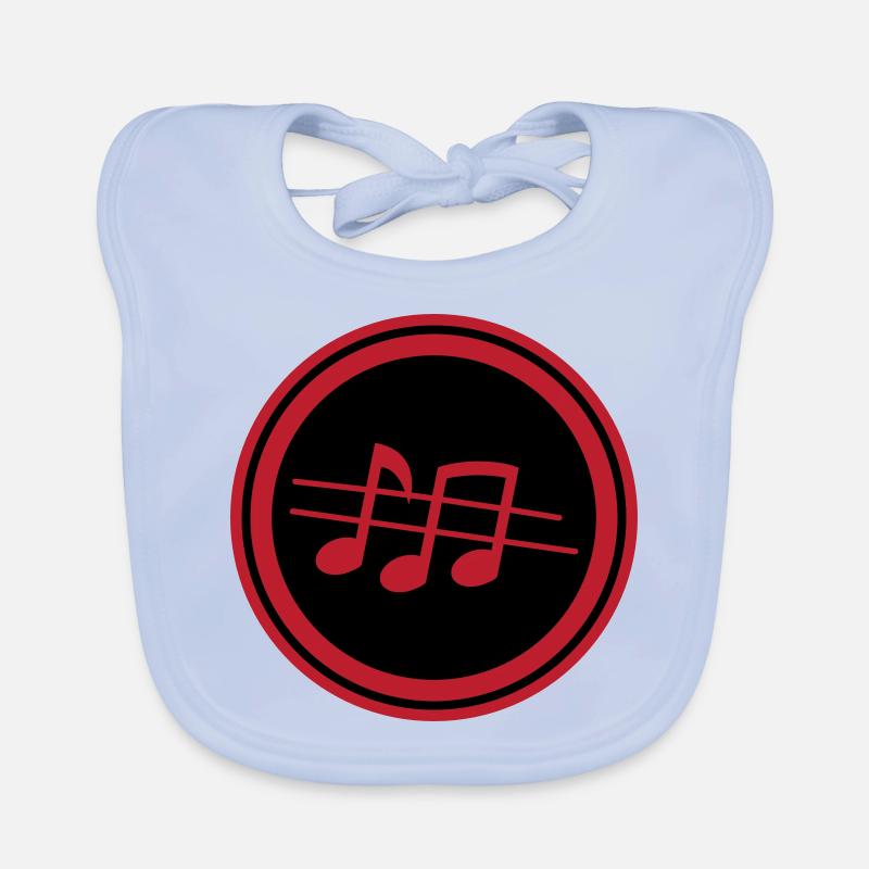 Partitions musicales Bavoir bio Bébé