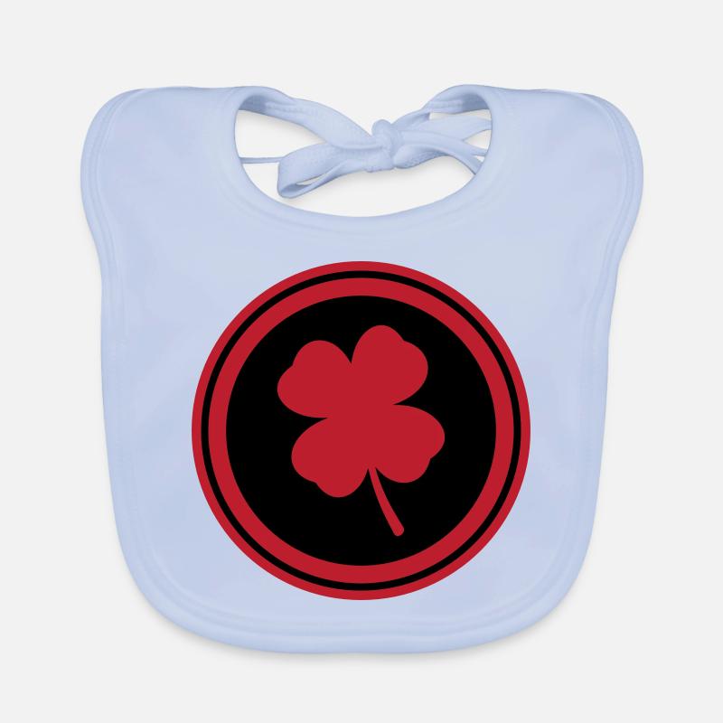 Symbole du trèfle Bavoir bio Bébé