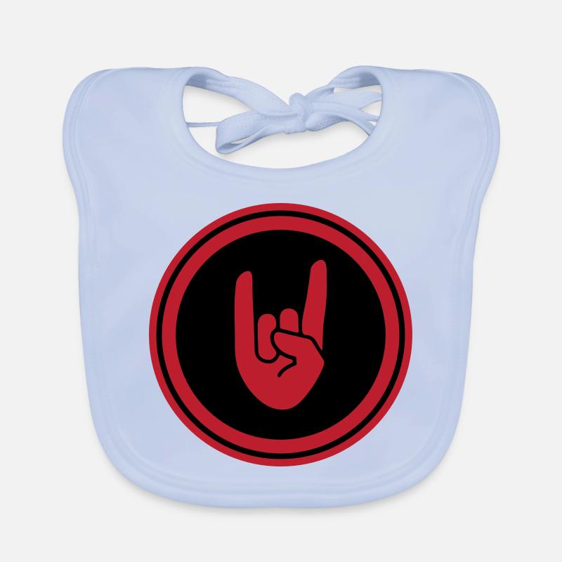 Symbole de la main de fête Bavoir bio Bébé