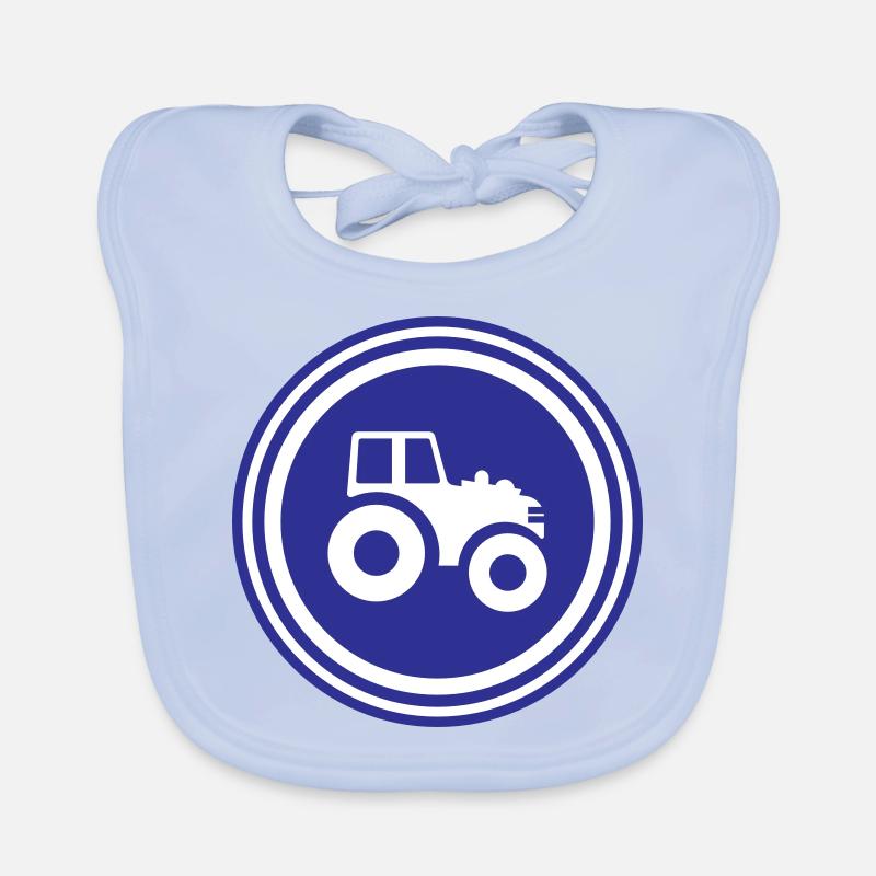 Traktor Symbol Baby Bio-Lätzchen