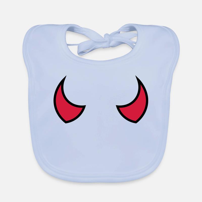 Teufelshörner - cornes de diable - cornes du diable Bavoir bio Bébé