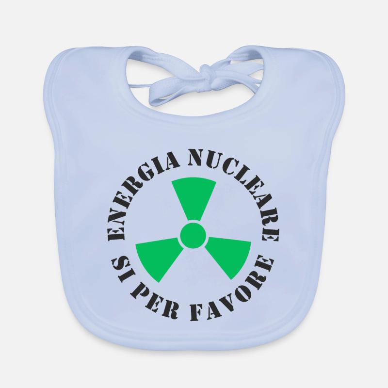 Nuclear Energy, Yes Please Organic Baby Bibs