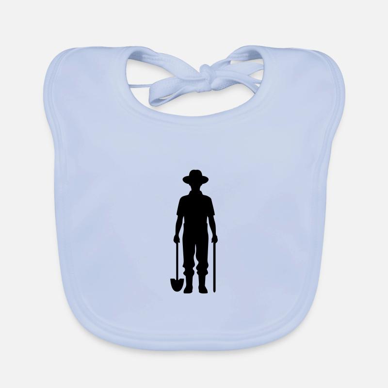 Bauer Silhouette Farmer Bavoir bio Bébé