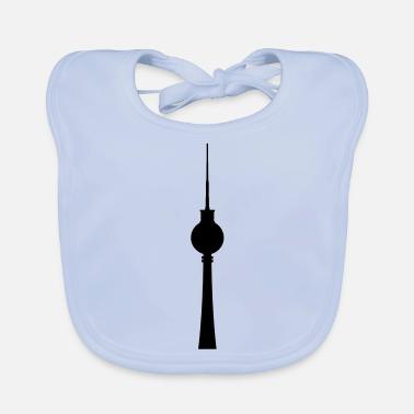 tv tower Bavaglino ecologico per neonato