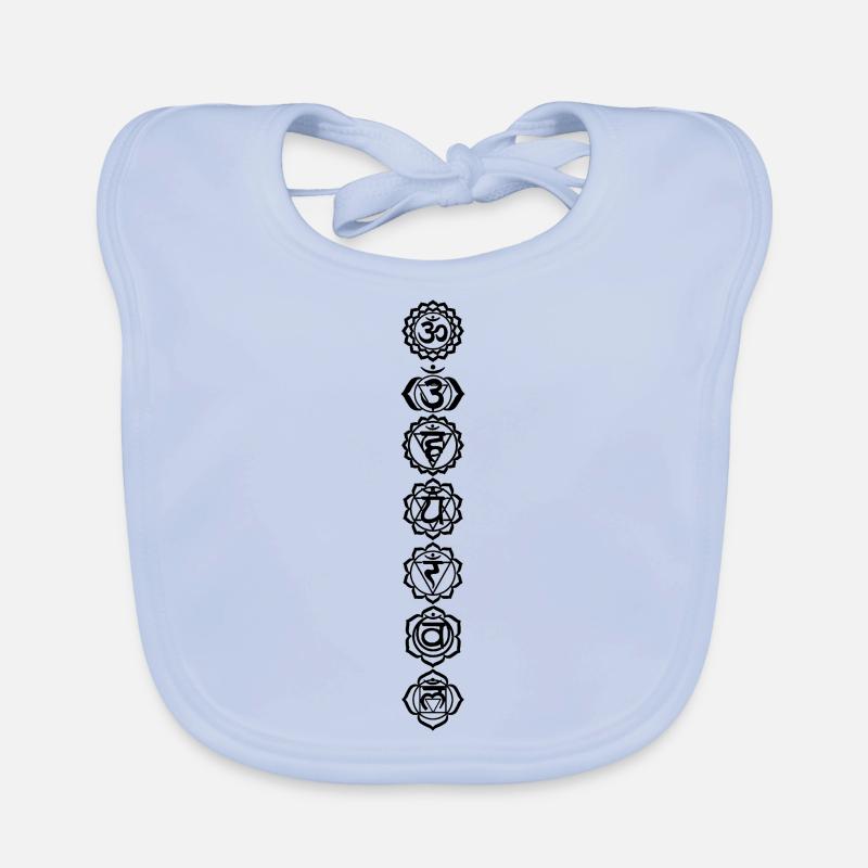 Chakras Organic Baby Bibs