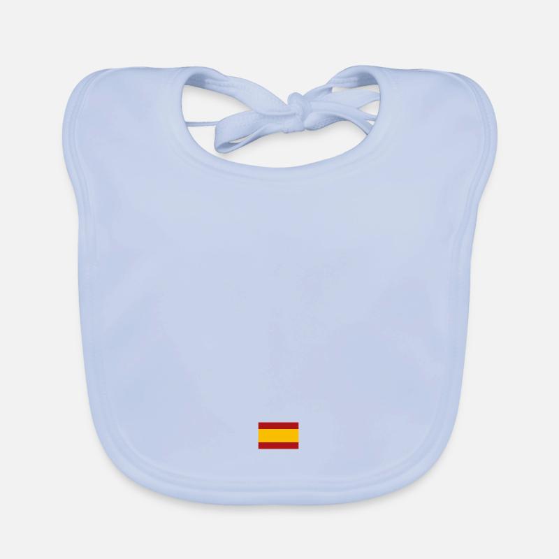 SPANISCHE FLAGGE Baby Bio-Lätzchen