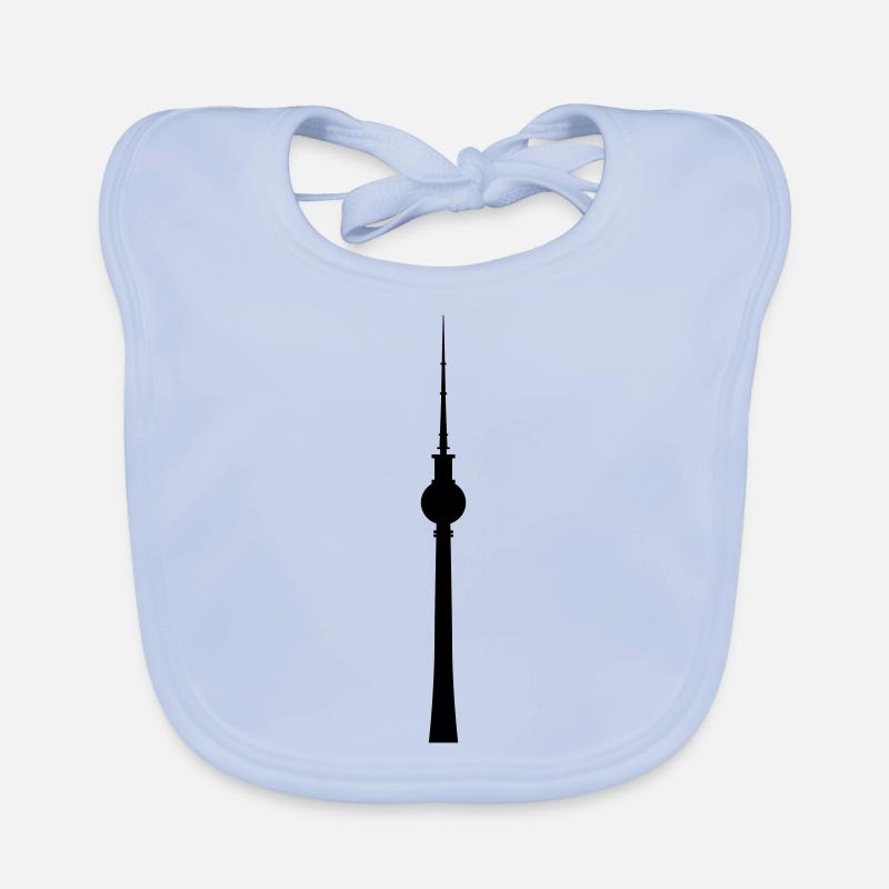 Fernsehturm Berlin Baby Bio-Lätzchen
