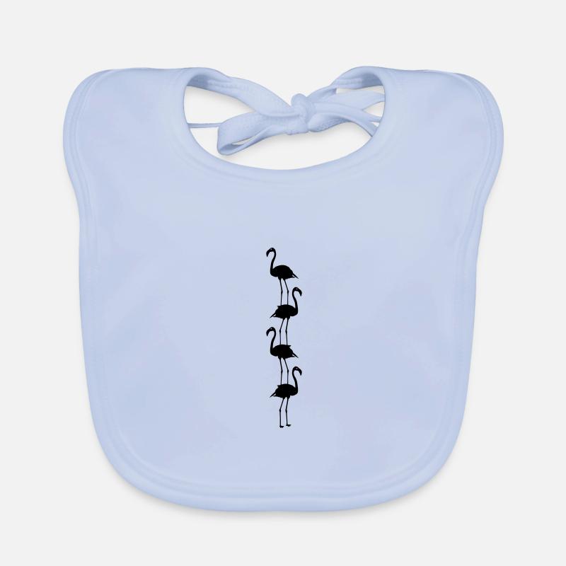 Flamingos Animals Organic Baby Bibs
