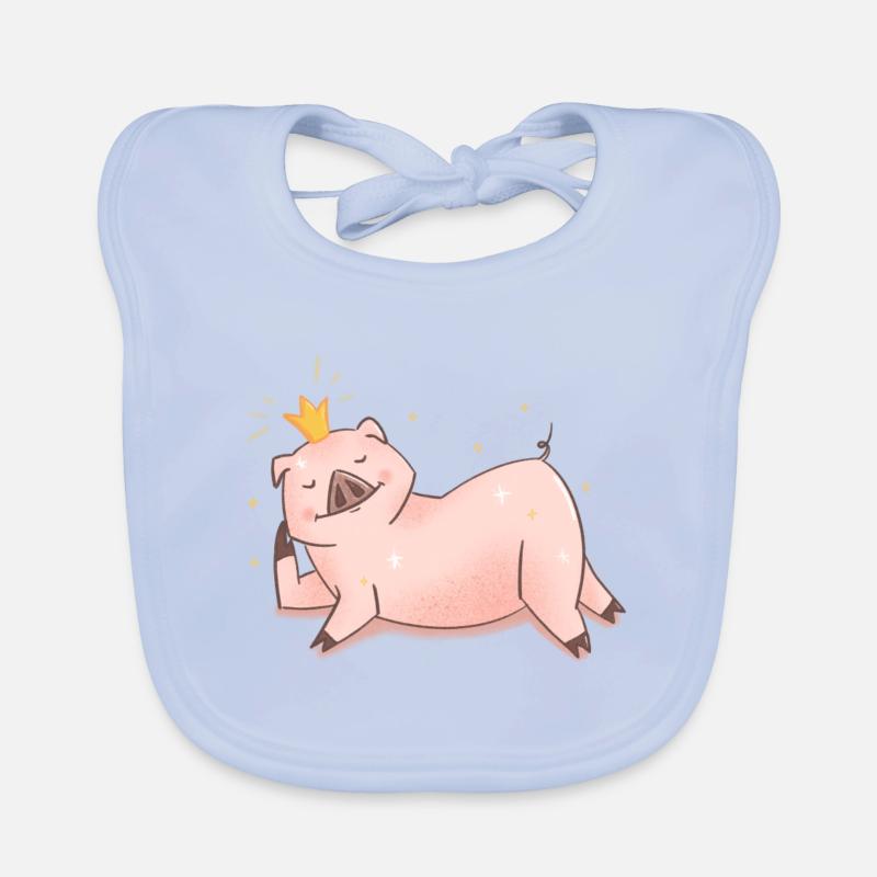 Princesse Cochon Bavoir bio Bébé