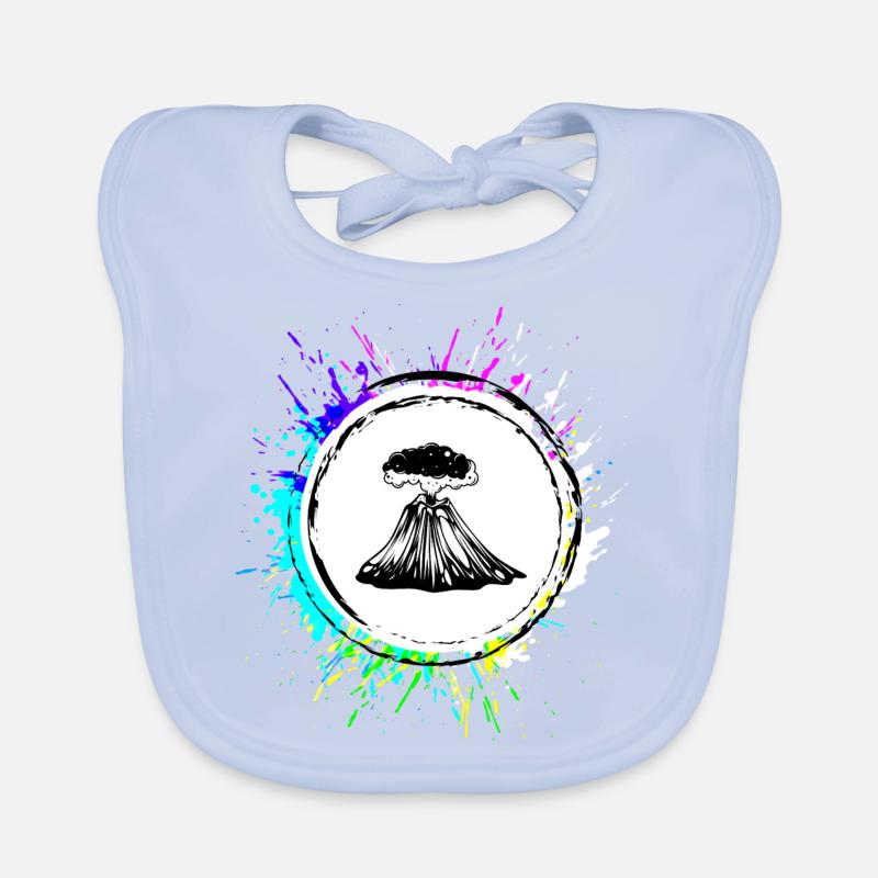 Volcano icon icon Organic Baby Bibs