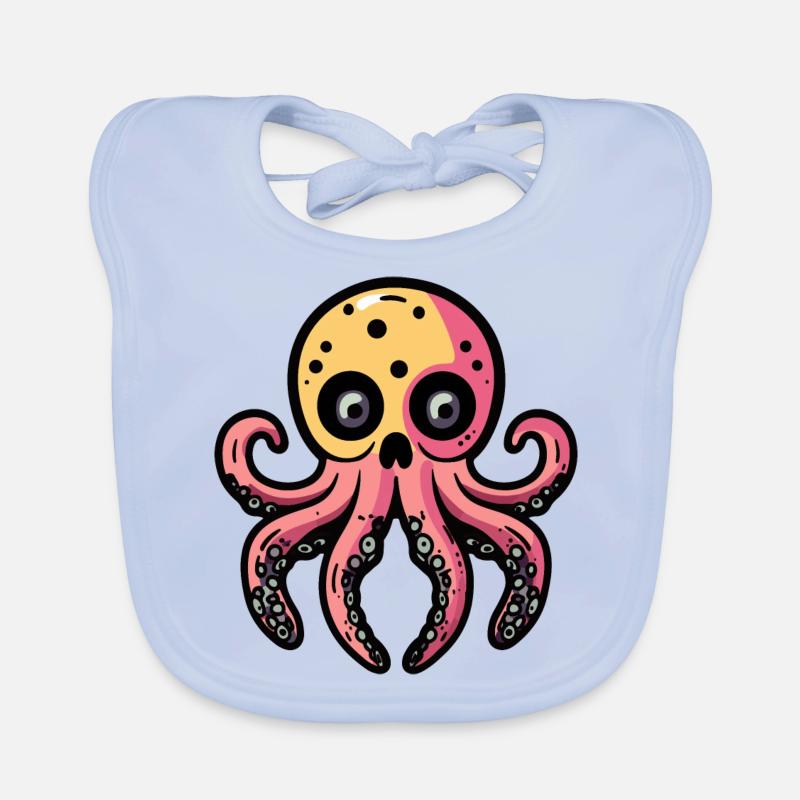 Octopus Halloween Animal Organic Baby Bibs